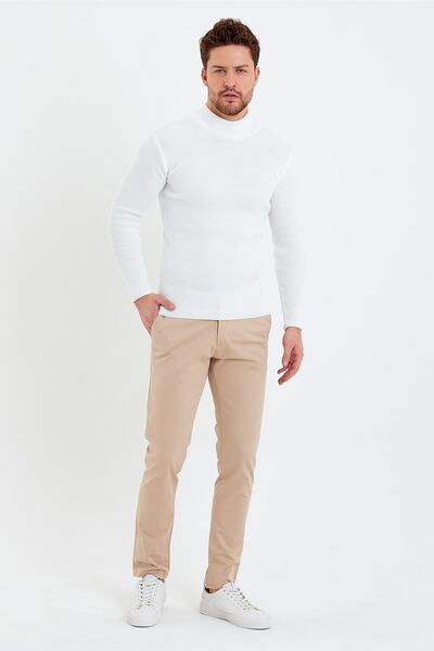 Whitesea Сlim Fit сатинові штани-чіно