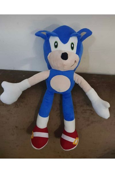 TOPROCKSTORE Sonic Peluş Oyuncak Organic Kumaş 45 Cm