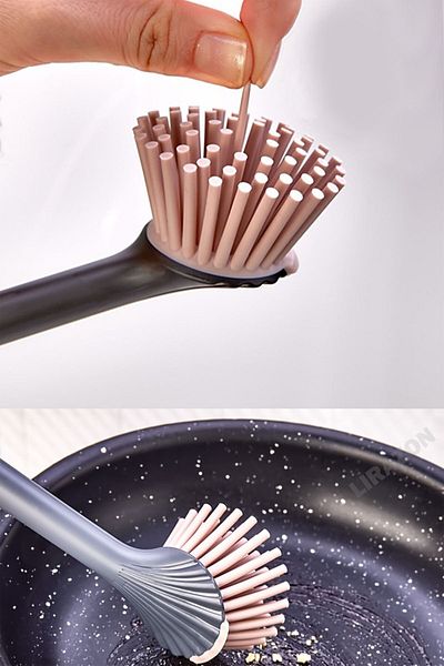 Lira Super Durable Dish Brush Sink Brush with Silicone Tip