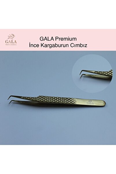 GALA Professional premium kaş - kirpik ince kargaburun cımbız