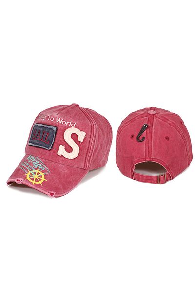 Trucker Sail Model Vintage Hat Red