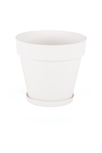 SERİNOVA Yalı Saksı Tabaklı No: 3 Ev Bahçe Balkon Ofis Saksısı 3 Lt ( Ys03 )