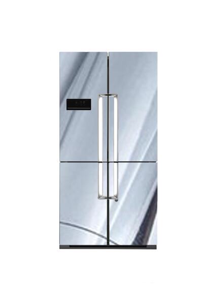 STİCKERCI BEY Gold Varak Aynalı Buzdolabı - Çamaşır Makinesi - Banyo Dolabı K...