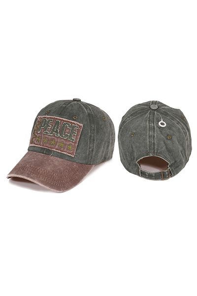 Trucker Peace Model Vintage Hat Brown Green