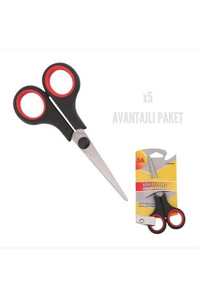 Proavm 3a Ark 846 Office Scissors 5.5'' 14cm 5 Pieces