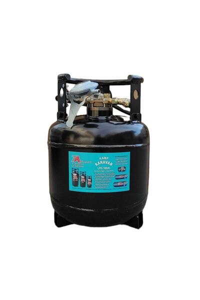 7A MÜHENDİSLİK Karavan Lpg Tankı 15 Litre Dikey Tak Kullan Hazır Set