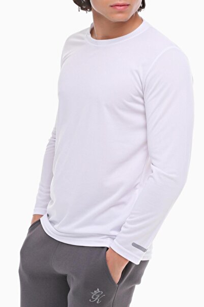 GHASSY CO. Чоловіча тренувальна футболка з довгим рукавом, що відводить вологу