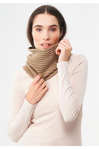 ORGANICATION Set – Mütze & Schal - Braun - Casual