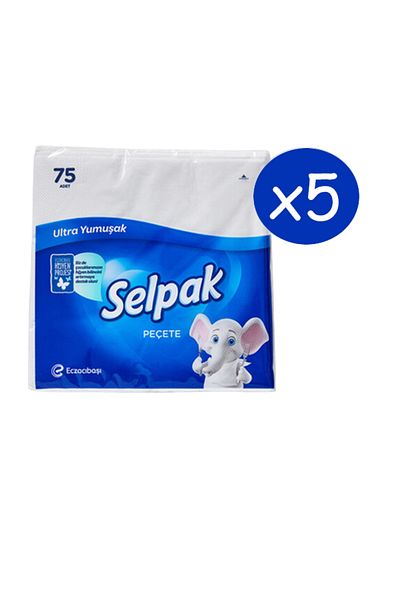 Selpak 5 Pieces of 75 Classic Napkins