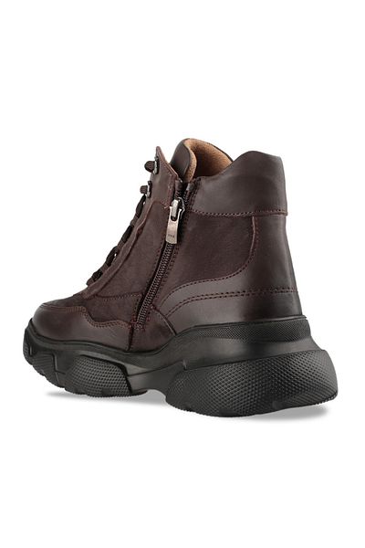 Forelli Ankle Boots - Brown - Flat