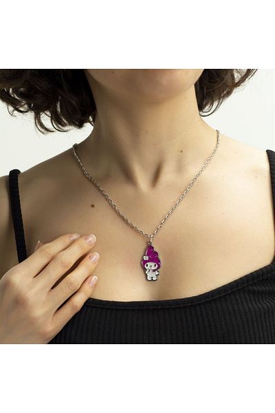Touz Niiss Boutique Gothic Melody Kuromi Design Necklace