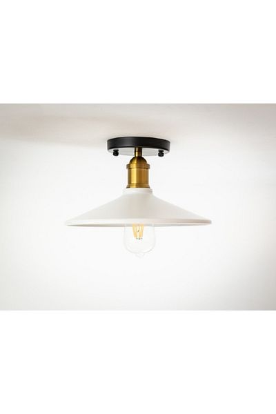 RİOLİGHT Retro16 Rustic Single Metal Pendant Lamp for Colider with Kitchen Room - 28cm Chandelier Diameter