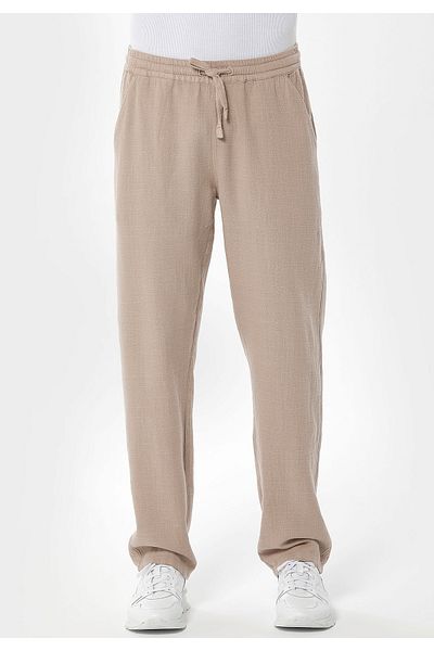 ORGANICATION Shorts - Beige - Mittlerer Bund