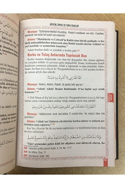 Seda Yayınları Büyük Zırhlı Sırlı Dualar, Mustafa Iloğlu, 17x24 Cm. Ciltli, Seda Yay