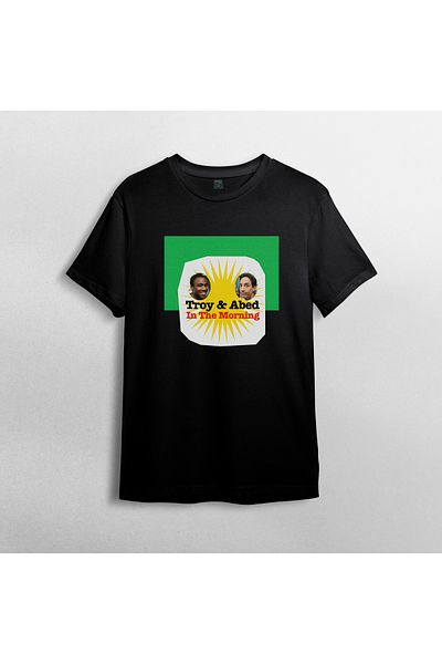 Pixxa Troy And Abed In The Morning - Community 100% Cotton Crew Neck T-shirt Μοντέλο - 3