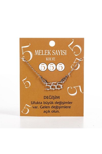 Touz Niiss Boutique Angel Number'555' Angel Number Necklace