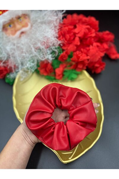 Melkady Aksesuar Melkady 429 - Scrunchie din imitație din piele de mărime med...