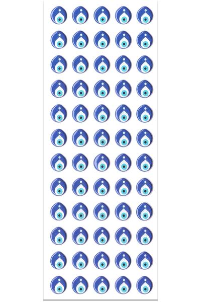 BP Tattoo 60 Adet Kendinden Yapışkanlı Nazar Boncuğu Sticker