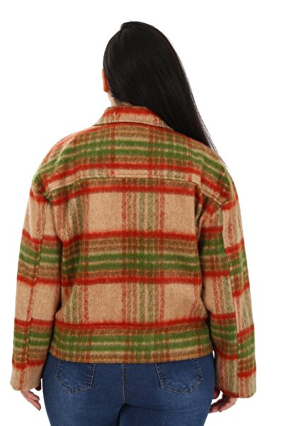 DISENTIS MODEST Stamped Short Mink Coat - Shirt Collar, Zippered and Lined