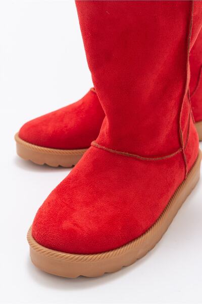 LuviShoes Tiefrote Damenstiefel