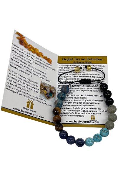 hediye ürün al Hakiki Doğal Taş Sınav Kaygısı Dikkat Eksikliği Giderici Özgüven Erkek Öğrenci Başarı Bilekliği