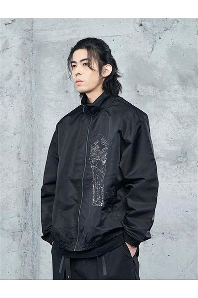 Planet Butik Skelton Love Oversize Seasonal Jacket