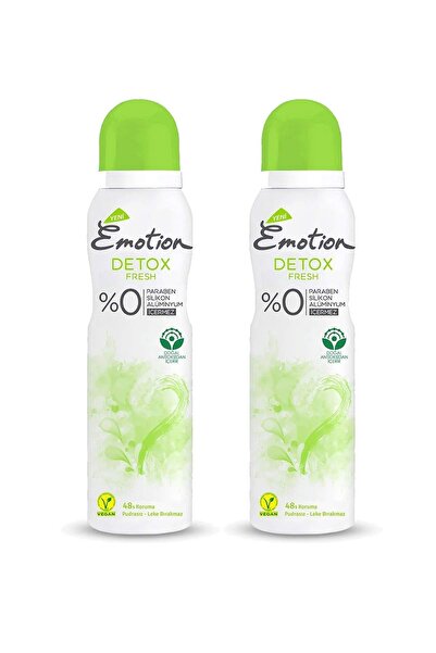 Emotion 2 Adet Detox Fresh Kadın Deodorant Sprey 150 ml