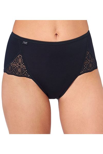 SLOGGI Damen Slip - Maxi, Pure Sense Luxe, 2er-Pack, einfarbig