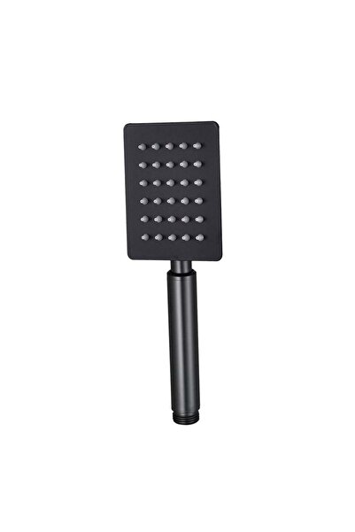 Fause El Duş Başlığı 304 Çelik Metal Kare Siyah Ke104-b