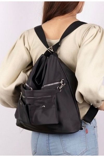 Chocolate Women's Black Sleeves and Backpack