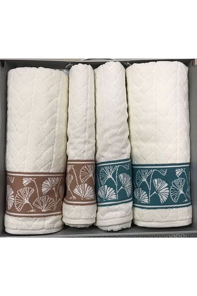 Özdilek Loseta Best Set Bath Set Beige - Mint