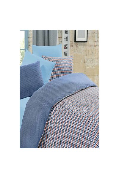 Blue Home Soley Bag Ranforce Leopard Model Husă Duvetă Set Double Soley