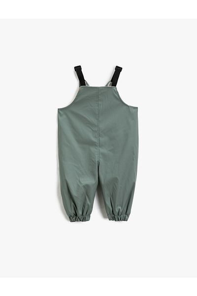 Koton Jumpsuit - Khaki - Regular Fit