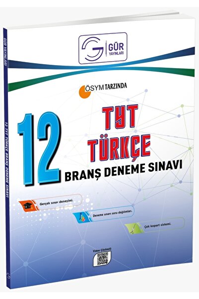 Gür Yayınları 12li Tyt Türkçe Branş Denemesi(2025)