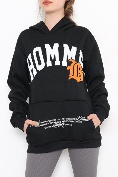 Generic Brand Black Hooded Sweat - 10486.1377