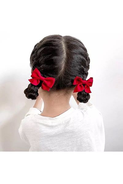 NURBİLGESTORE Girl's Elastic Ribbon Buckle