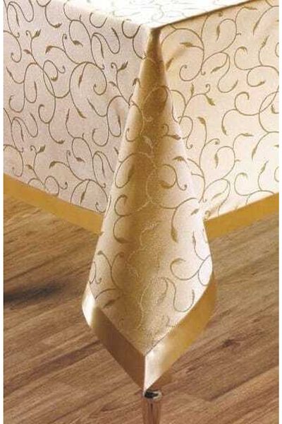 WENESSİ Față de masă Jacquard cu sclipici auriu