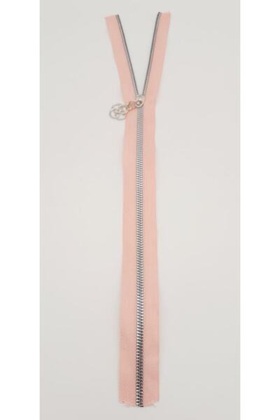 angel çanta aksesuar Glugă Fermoar 40 cm Pulbere metalică argintie