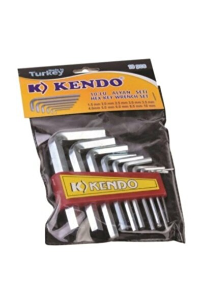 Kendo Bieney 10 Lu Alyan Seti Alyan Anahtar Takımı 10 Parça Pra-490015-5133