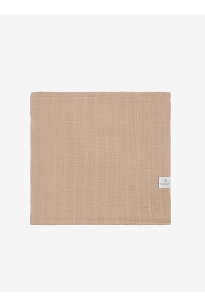 Barine مفرش سرير قطن موسلين بيج - 200x220