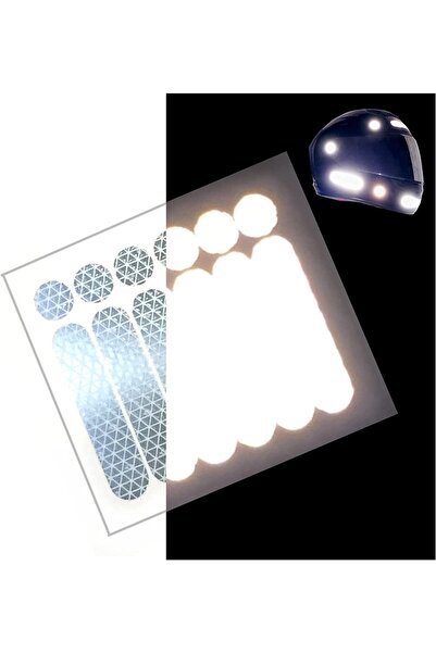 ÖZKAŞ 12 Adet Kask Reflektörlü Çıkartmalar