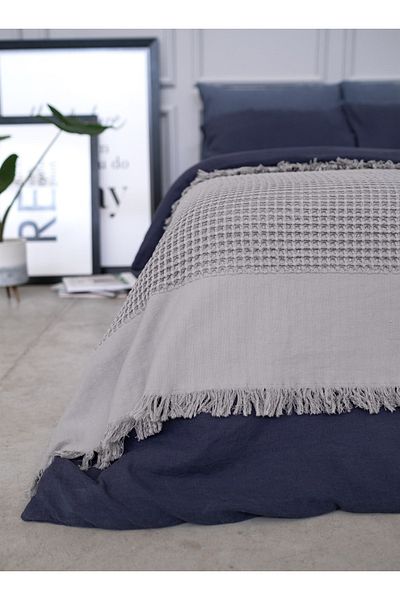 Barine مفرش سرير قطن بالوما وافل - 240x260