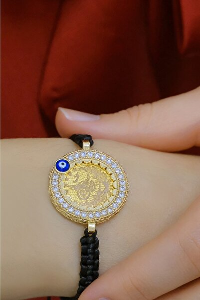 aytekgold Tuğralı Ipli Nazar Boncuklu Bileklik 0,50 gram