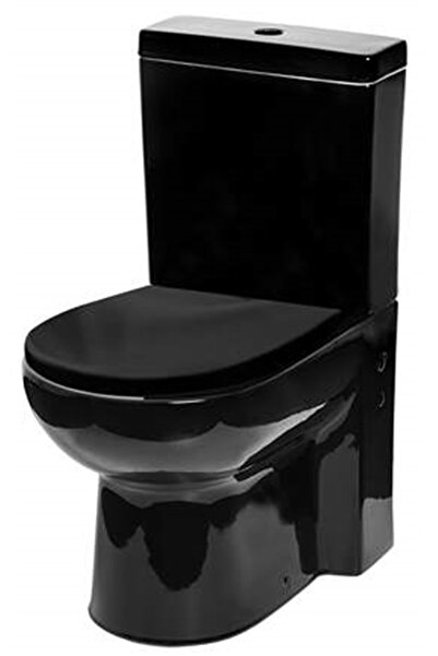Newarc Modern Siyah Klozet Rezervuar Iç Takım Yavaş Kapanır Kapak 3822b