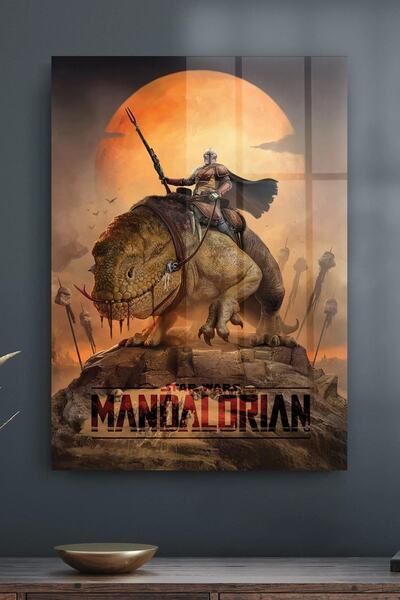 Decovetro Tablou din sticlă Star Wars Mandalorian Sezonul