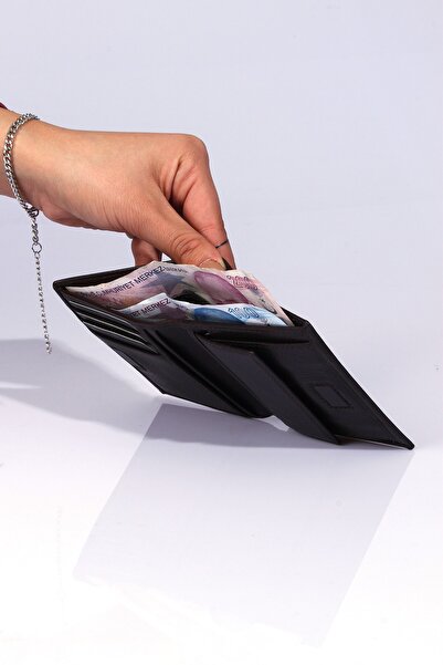 Grande Ανδρικό πορτοφόλι 1781 από γνήσιο δέρμα με θήκη νομισμάτων και κλείσιμο με μαγνήτη καφέ