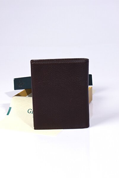 Grande Ανδρικό πορτοφόλι 1781 από γνήσιο δέρμα με θήκη νομισμάτων και κλείσιμο με μαγνήτη καφέ