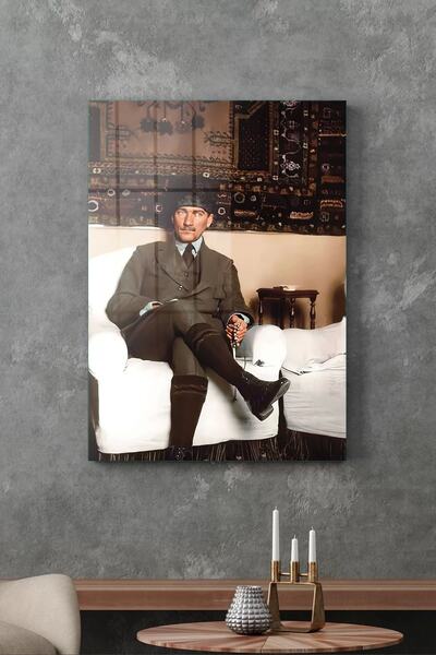 Decovetro Tablou din sticlă Ataturk Decorativ