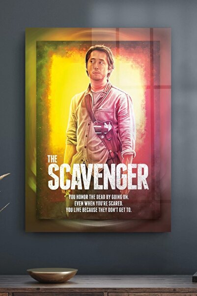 Decovetro Tablou din sticlă Walking Dead The Scavenger