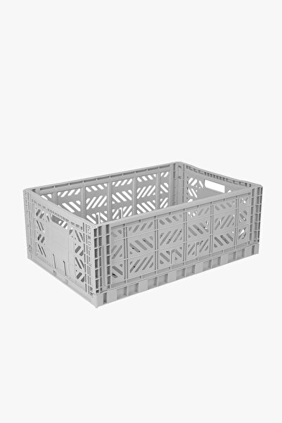 Aykasa 604022 حافظة ماكسي بوكس ​​رمادية قابلة للطي